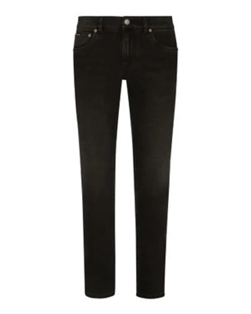 Dolce & Gabbana Stretch-Jeans Skinny Multicolor