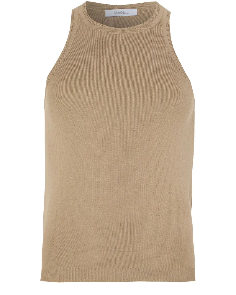 Max Mara Gestricktes Tanktop aus Baumwolle Arnes 
