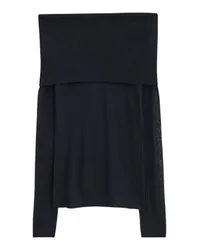 Filippa K Leichtes Off-Shoulder-Top Black