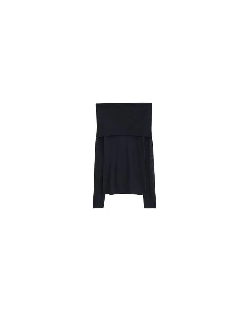 Filippa K Leichtes Off Shoulder Top Black