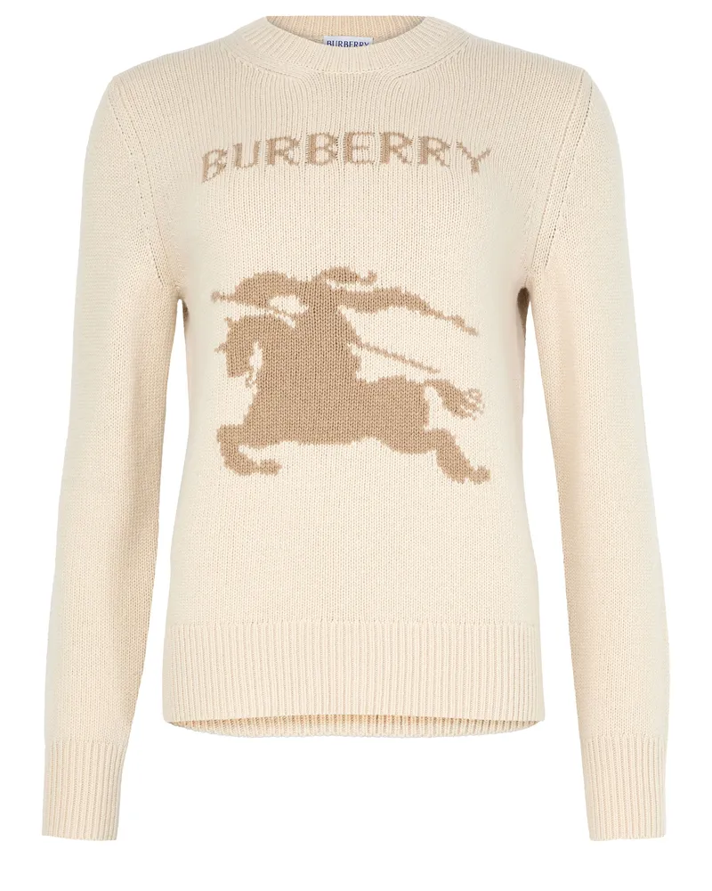 Burberry Rundhalspullover mit Logo 