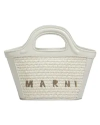 Marni Mikro-Handtasche Tropicalia Beige