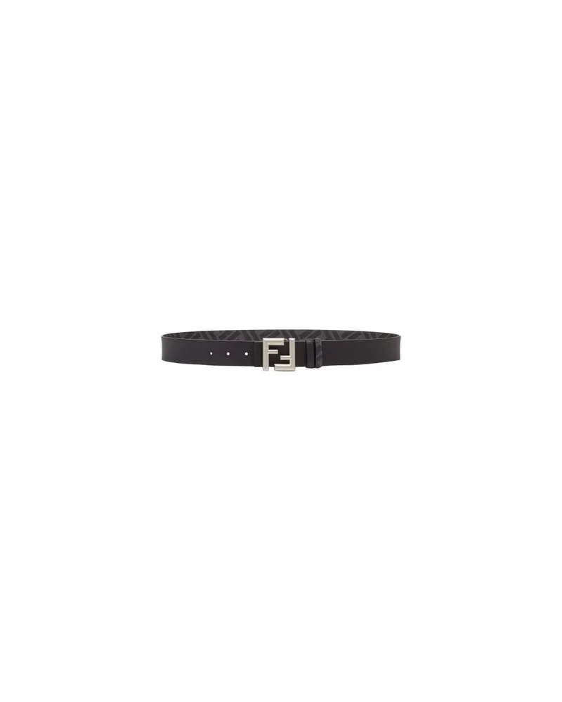 Fendi Gürtel FF Rounded Black