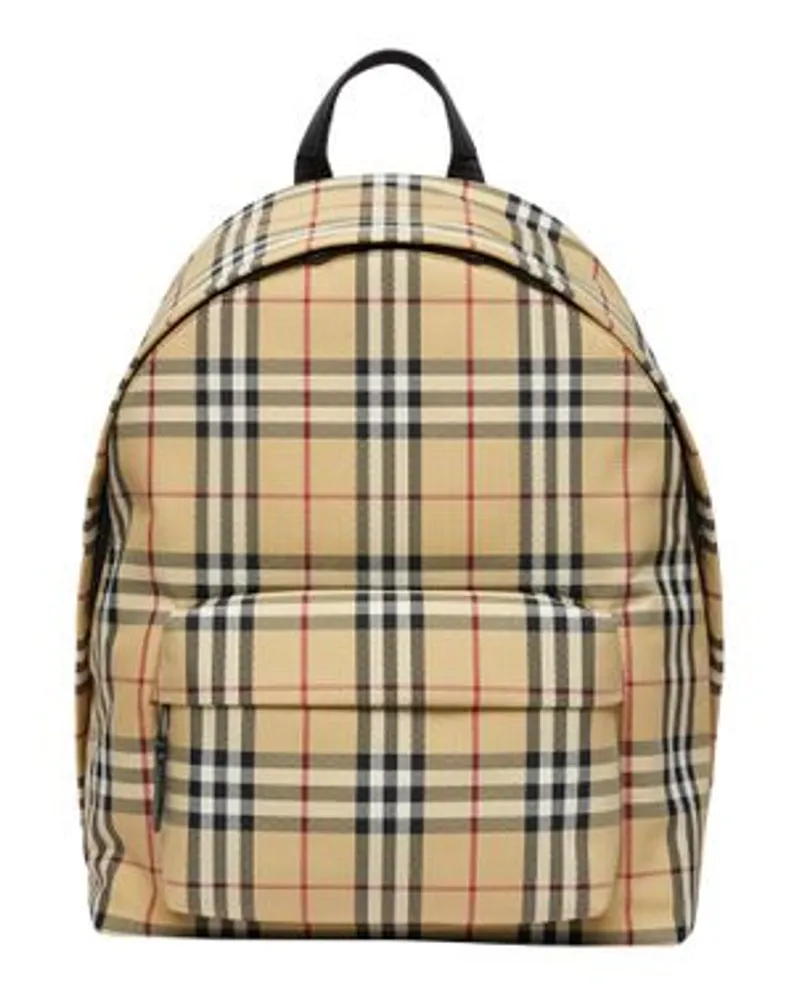 Burberry Rucksack Jett Check Beige