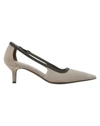 Brunello Cucinelli City-Pumps mit Monili Grey