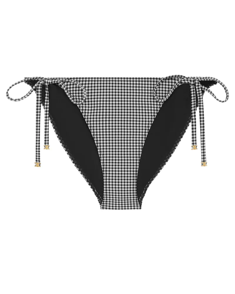 Celine Triomphe bikinihöschen aus vichy-jersey 