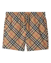 Burberry Shorts Check Beige