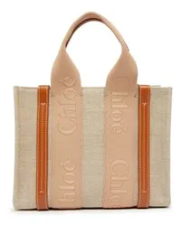 Chloé Kleine Cabas-Tasche Woody Brown