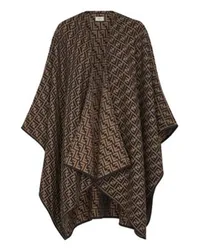 Fendi Poncho Brown