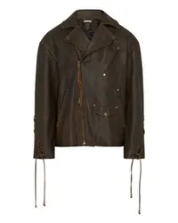 Acne Studios Lederjacke Brown