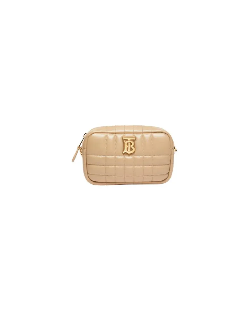 Burberry Gesteppte Kameratasche „Lola Beige