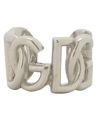 Dolce & Gabbana Einzelner Ear Cuff mit Logo Silver