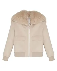 Yves Salomon Jacke Beige