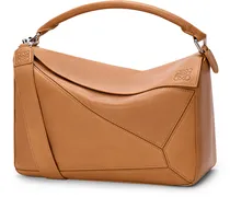 Große Tasche Puzzle aus genarbtem Kalbsleder