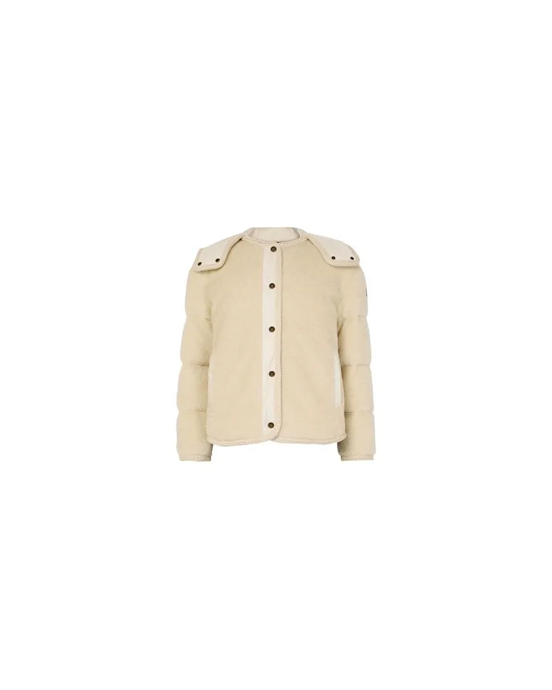 Moncler Ciboulette short parka Beige