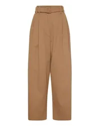 Max Mara Hosen mit geradem Bein Dina Beige