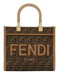 Fendi Fendi Sunshine Small Tasche Brown