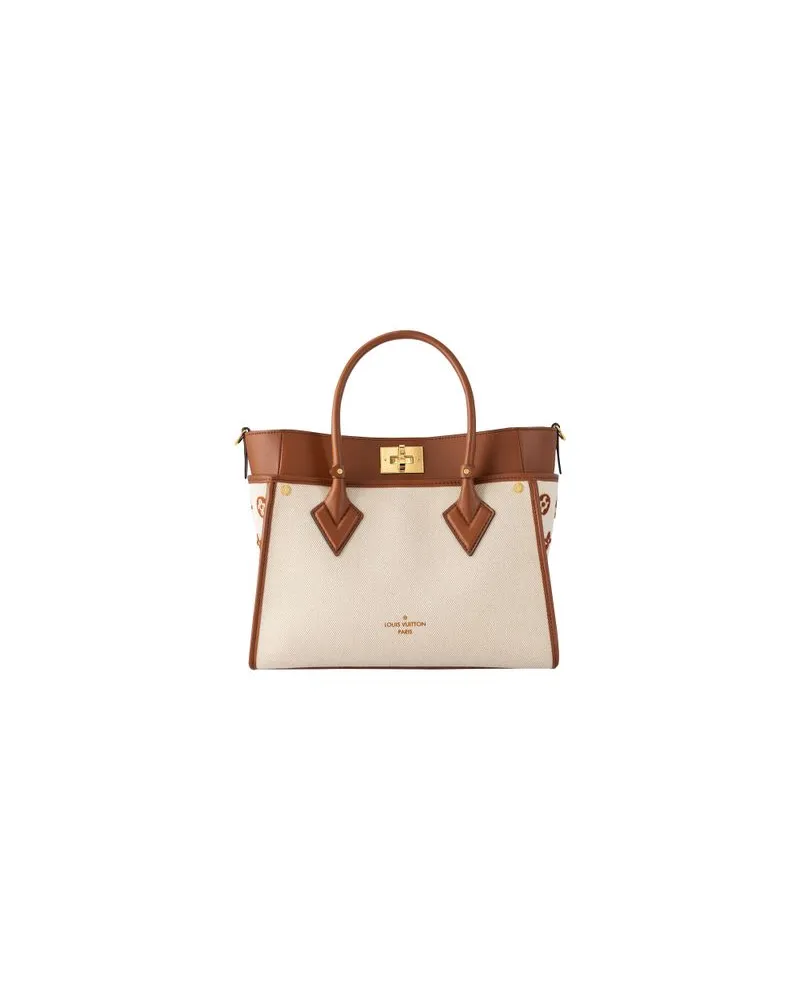 Louis Vuitton On My Side MM Beige