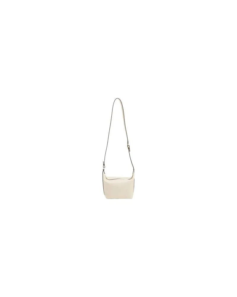 Valextra Milano two handles mini bag Off-white