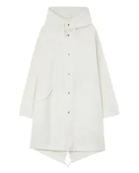 Jil Sander Parka mit logo White