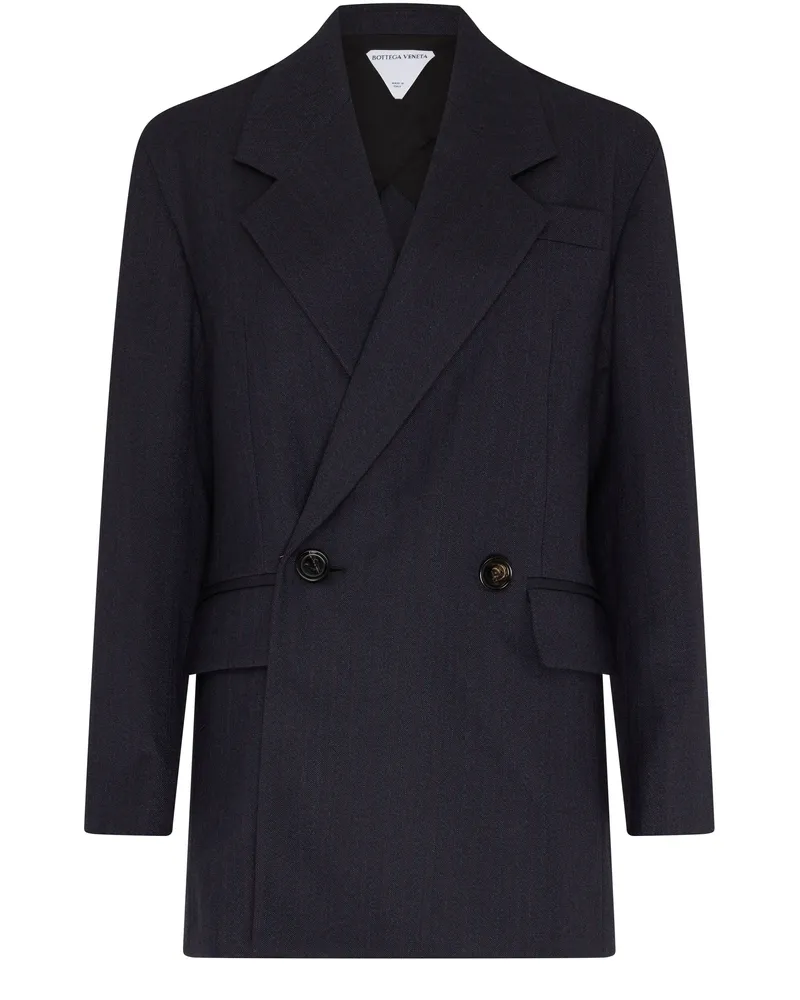 Bottega Veneta Wolljacke mit Gürtel 