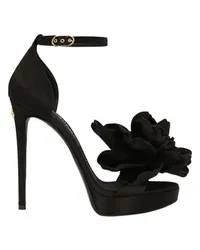 Dolce & Gabbana Plateau-Sandalen Black