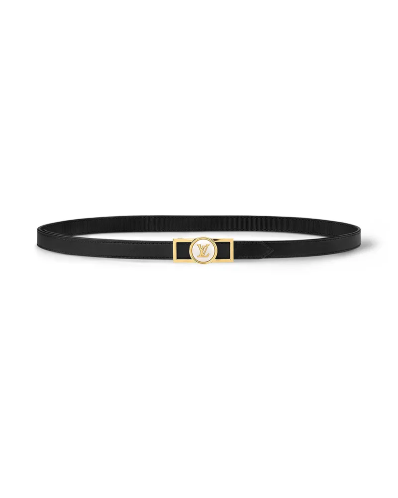 Louis Vuitton Dauphine Pearl Wendegürtel 20 mm Black