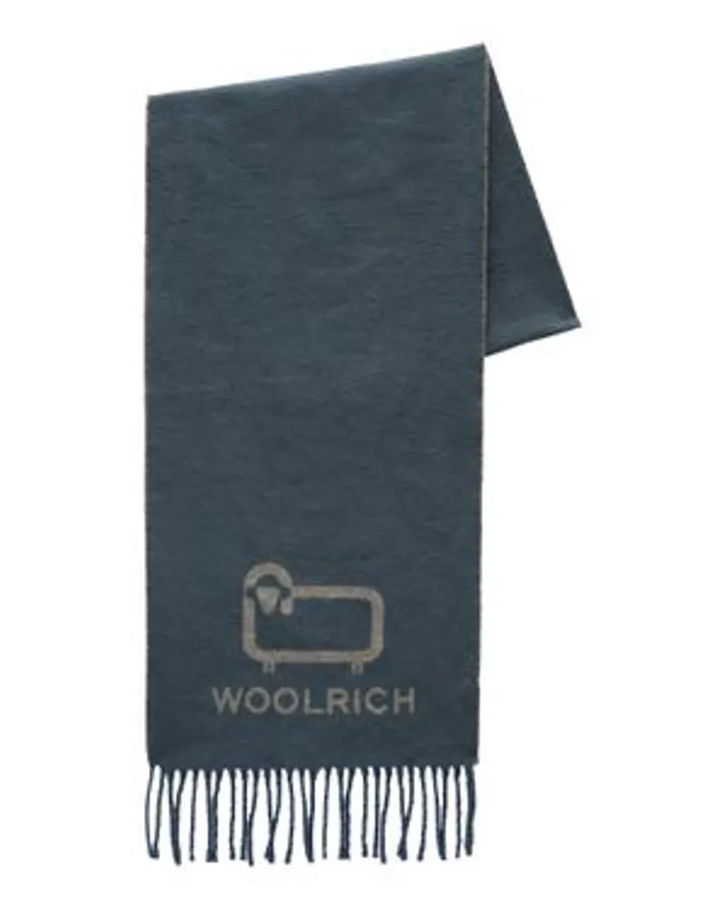 Woolrich Zweifarbiger Schal Blue