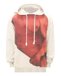 J.W.Anderson Hoodie mit Print Beige