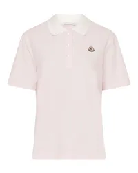 Moncler Kurzärmeliges Poloshirt Pink