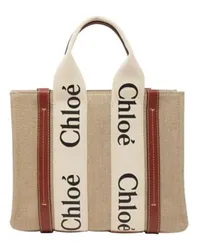 Chloé Kleine Cabas-Tasche Woody Brown