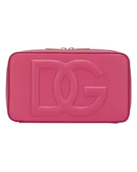 Dolce & Gabbana Kleine Kameratasche mit DG-Logo Purple