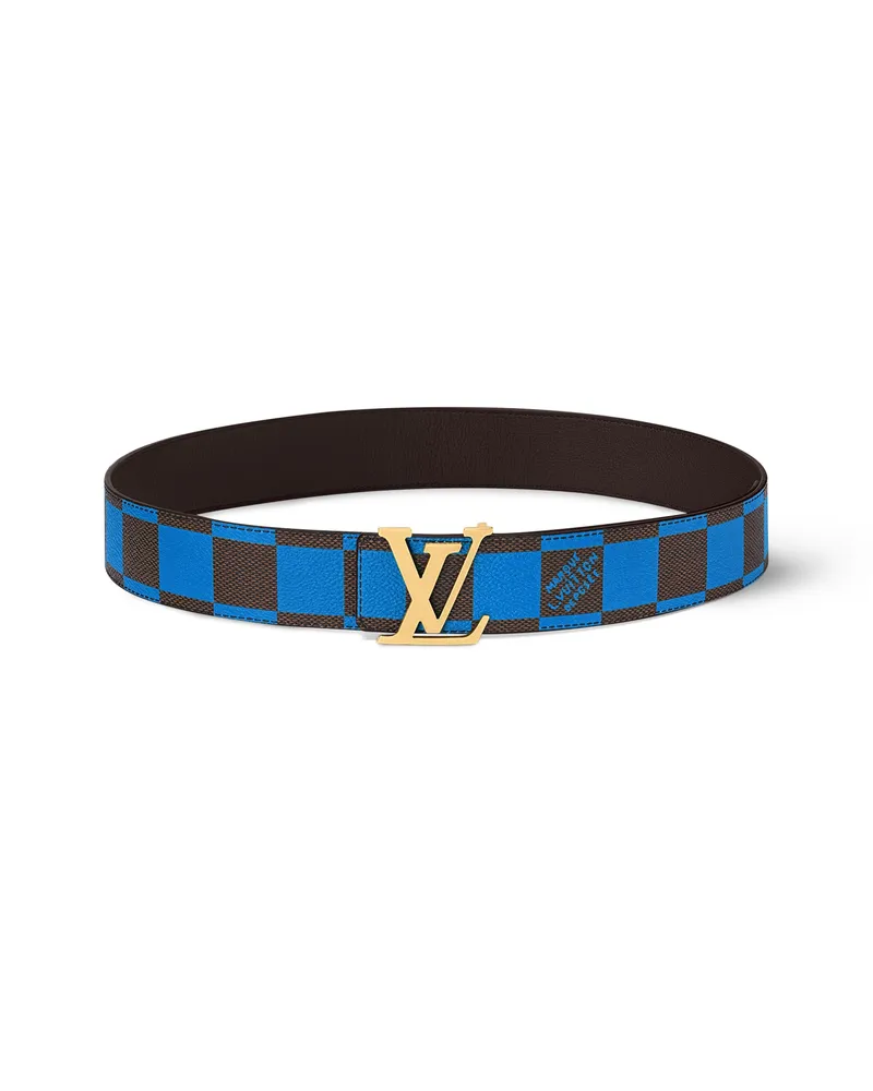 Louis Vuitton LV Initiales Wendegürtel 40 mm Blue