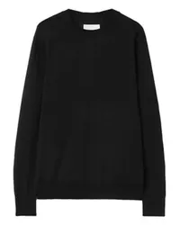 Jil Sander Leichter Pullover mit Rundhalsausschnitt Black