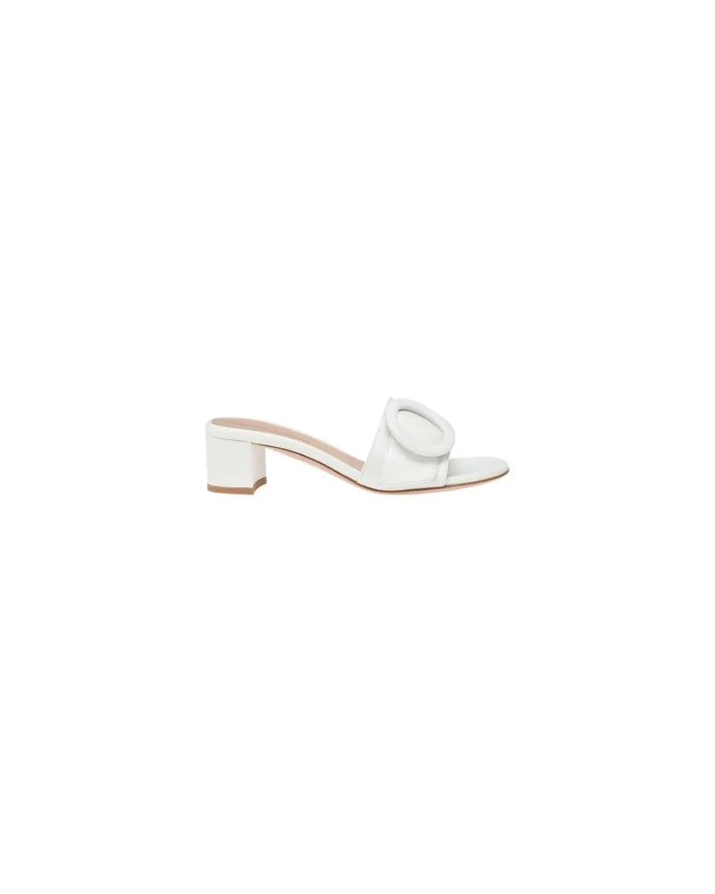 Gianvito Rossi Mules Venezia White