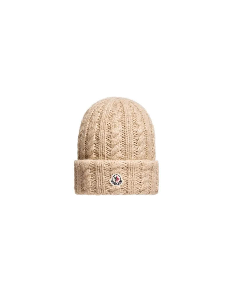 Moncler Mütze mit Logo White
