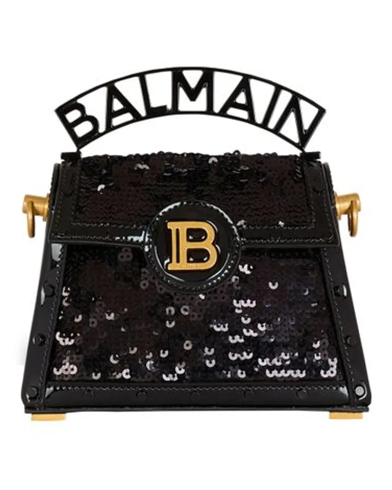 Balmain Kleine Tasche B-Buzz Dynasty Black