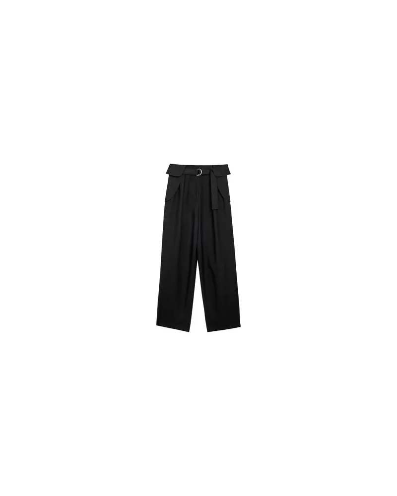 Loewe Cargohose aus Wolle Black