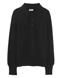 TRICOT Polo-Pullover Black