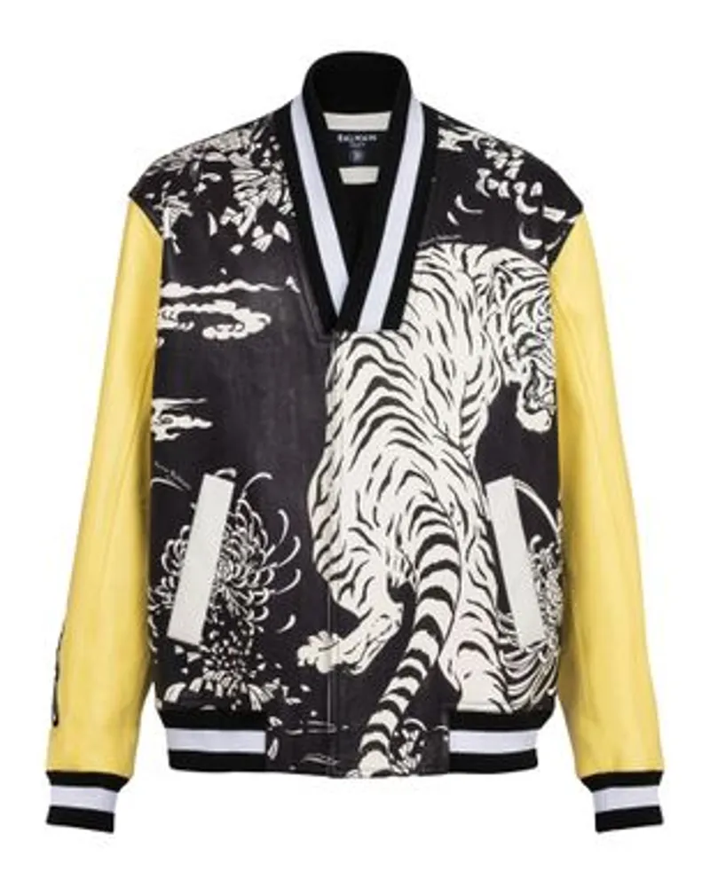 Balmain Jacke Varsity Multicolor