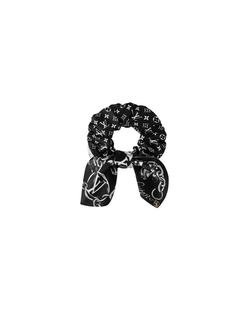 Louis Vuitton Blooming Monogram Haarband Black