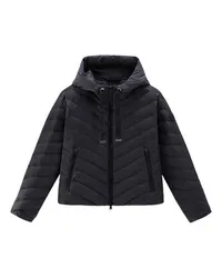 Woolrich Wattierte Kapuzenjacke Black