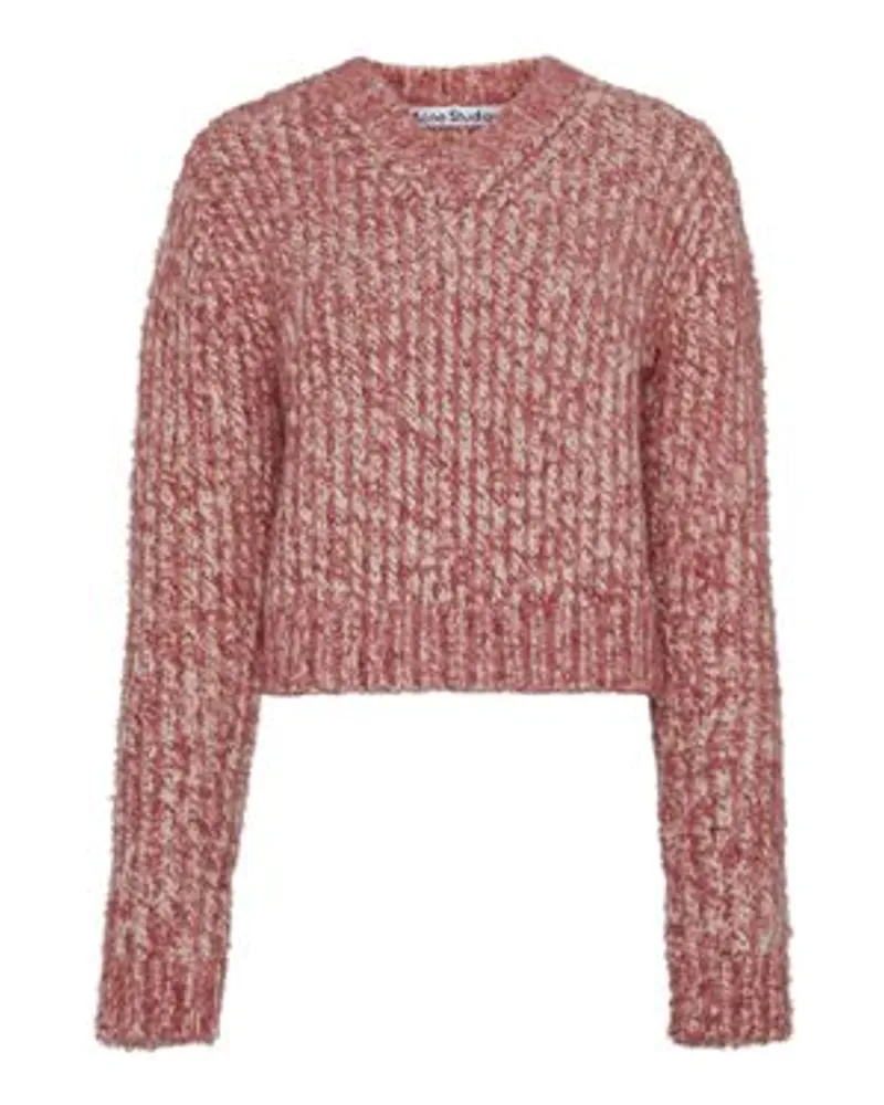 Acne Studios Pullover mit V-Ausschnitt Pink