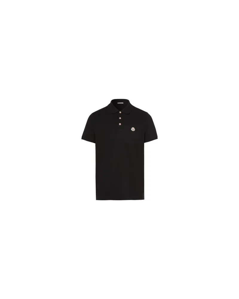 Moncler Short sleeved polo Black