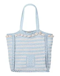 Sandro Tasche mit Häkelmuster Blue