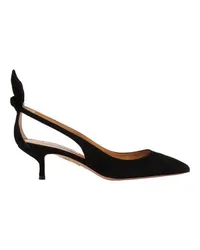 Aquazzura Bow Tie Pumps 50 Black