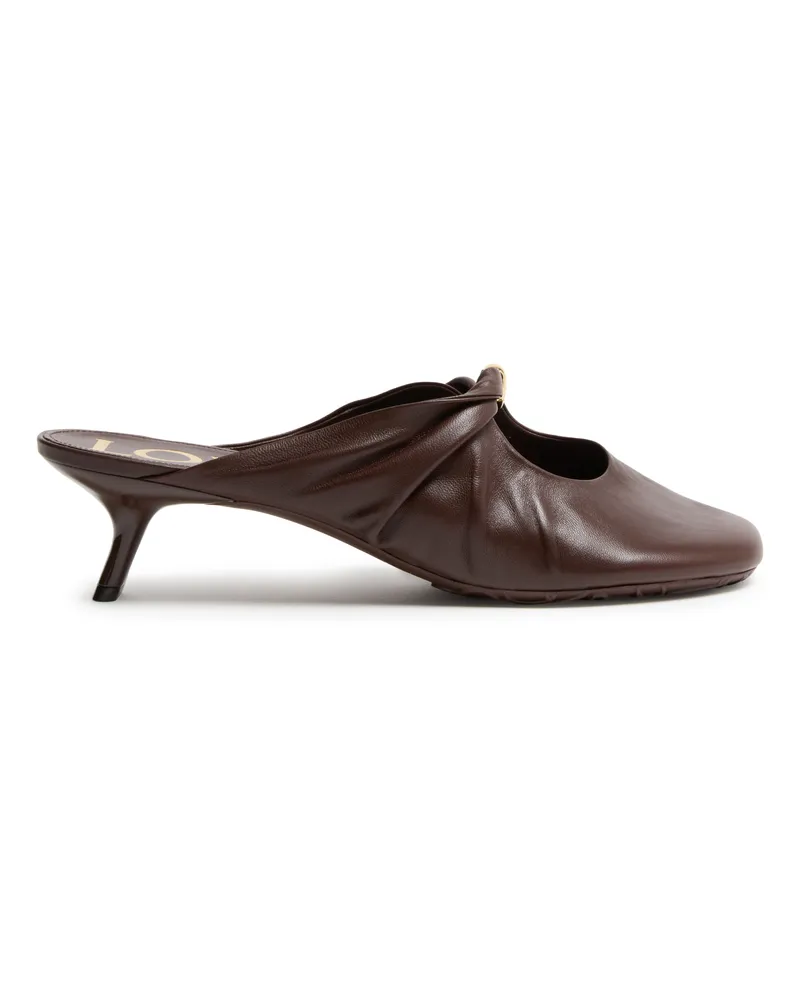 Loewe Mules Pebble 45 aus weichem Lammnappa 