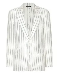 Dolce & Gabbana Einreihiger Blazer White