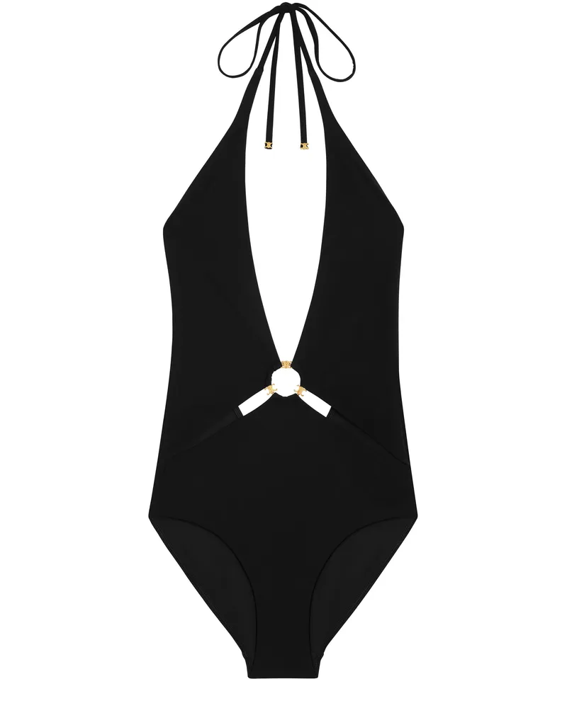 Celine Triomphe badeanzug aus mattem jersey 