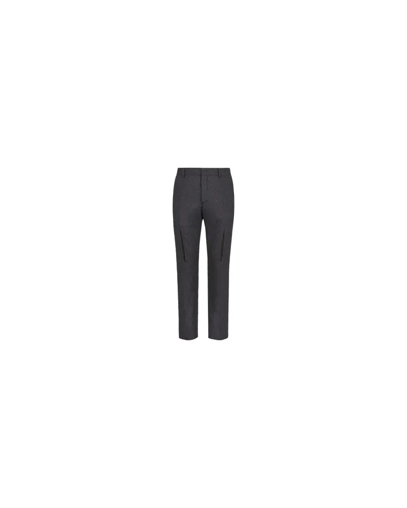 Fendi Hose Aus Wolle Grey